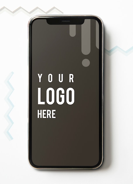 premium mobile phone screen mockup template