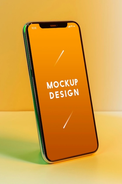 PSD mockup dello schermo del telefono cellulare premium