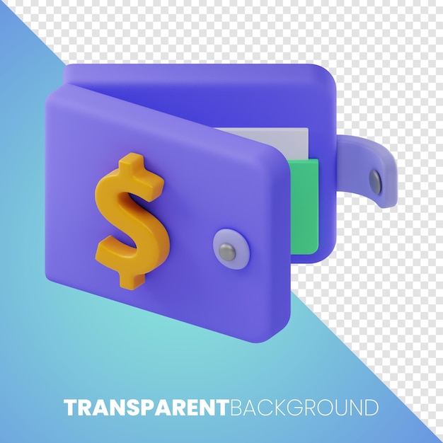 Premium Money Finance icon 3d rendering High Resolution PNG tranparent background