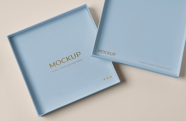 Assortimento di mock-up di packaging premium