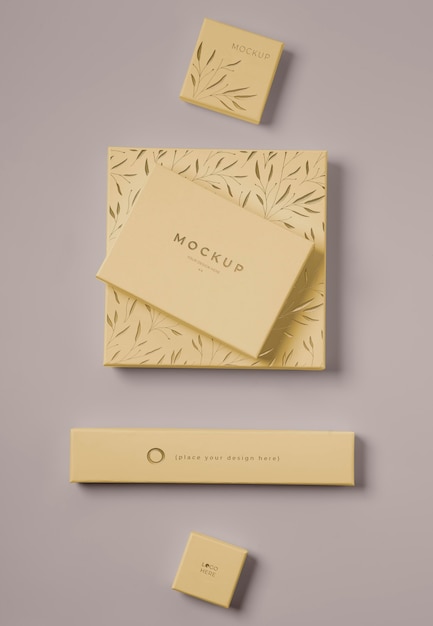 Premium packaging mock-up assortment