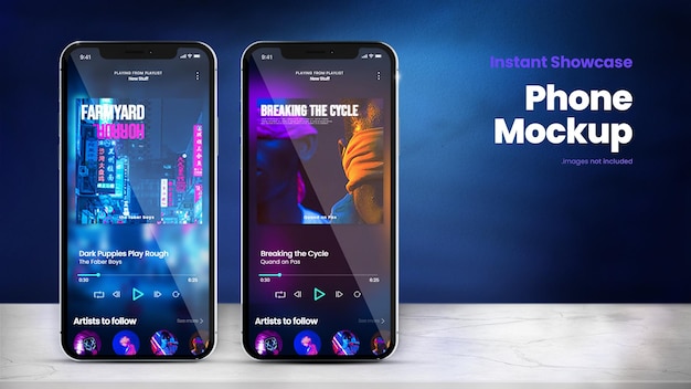 Premium phone mockup