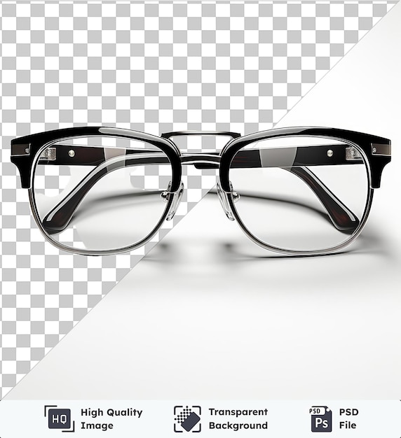 PSD premium picture of realistic photographic optician_s eyeglasses