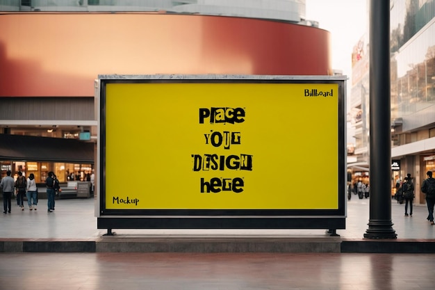 Premium PSD Billboard Advertising mockup