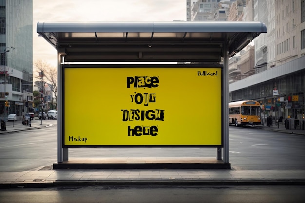 Premium PSD Billboard Advertising mockup