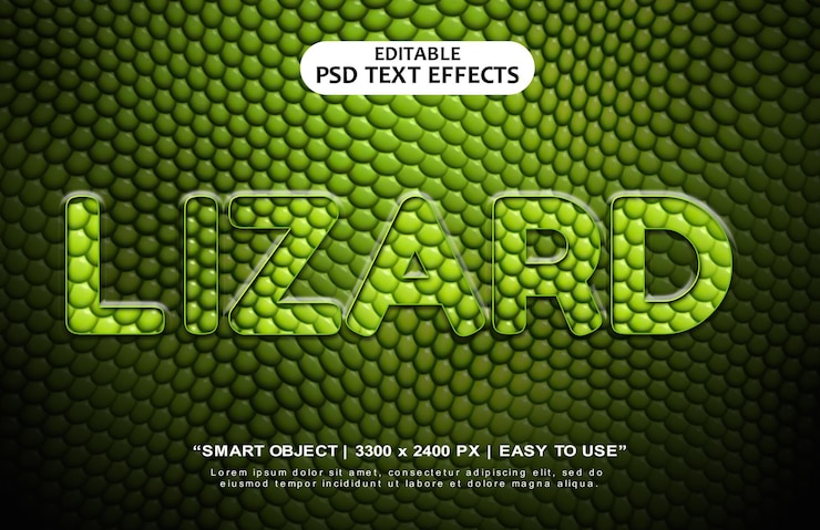 PSD premium psd furry text effect design