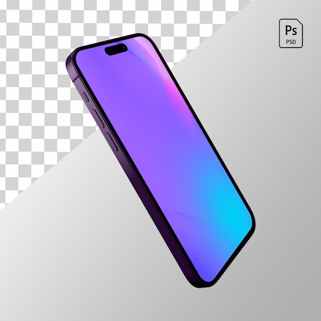 Mockup modello psd premium per smartphone 14 pro max