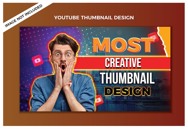 premium psd youtube channel video thumbnail and web banner template