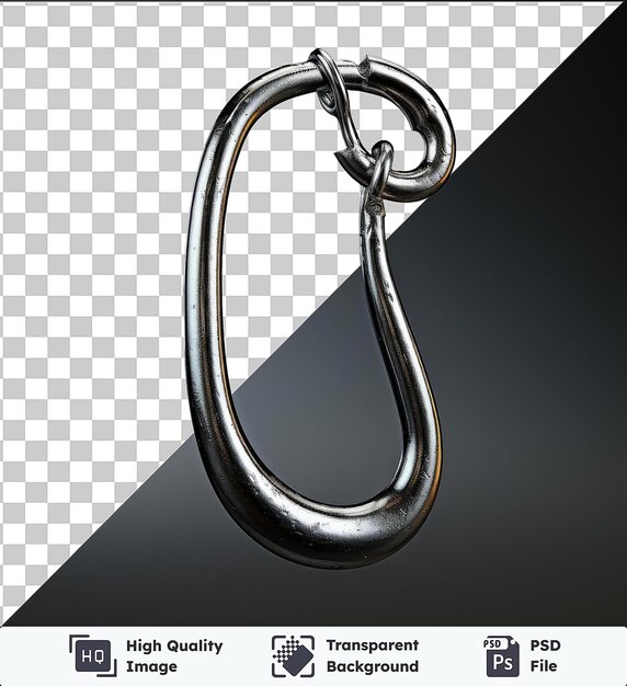 PSD premium of realistic photographic fisherman_s hook