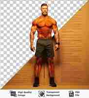 PSD premium of realistic photographic kinesiologist_s human muscle chart