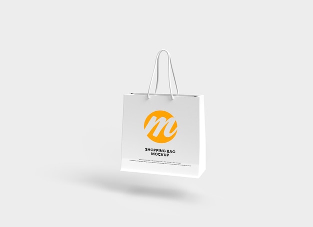 PSD premium shopping bag or paper bag mockup design