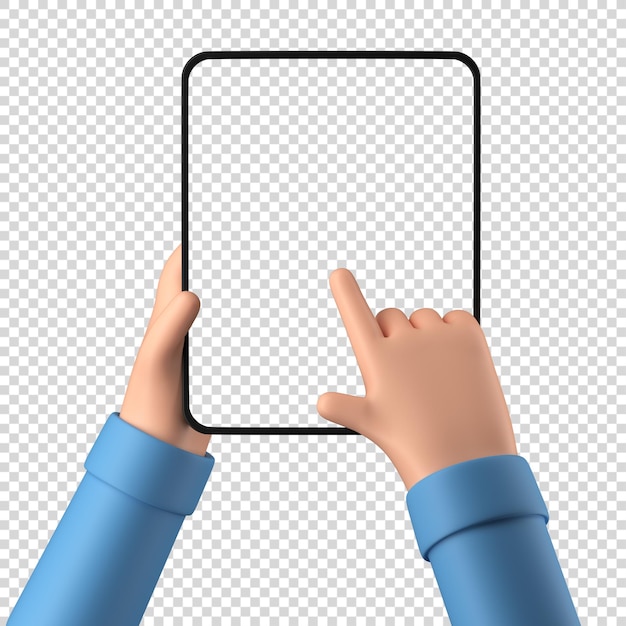 Premium Tablet screen isolated png