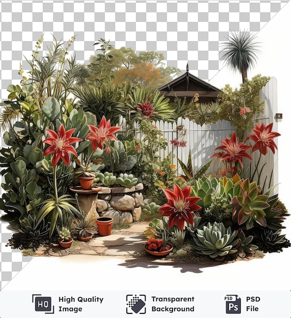 Premium van realistische fotografische tuin van de tuinman
