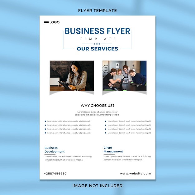 PSD Премиум векторы шаблон creative corporate business flayer