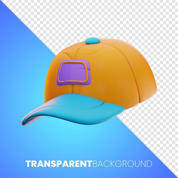 PSD premium wakacje kapelusz ikona renderowania 3d na na białym tle png