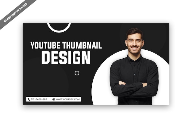 Premium youtube miniatuurontwerp