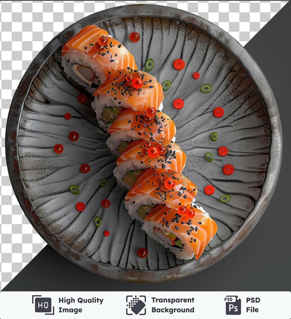 PSD premium zoni sushi na talerzu