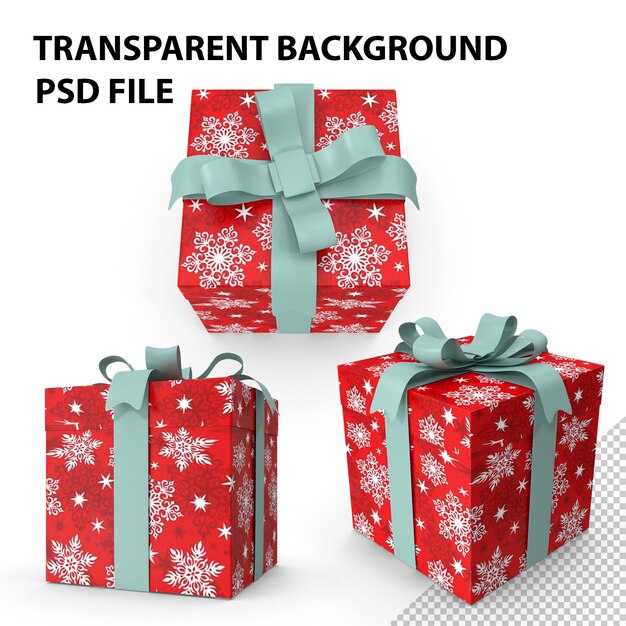 PSD present box png