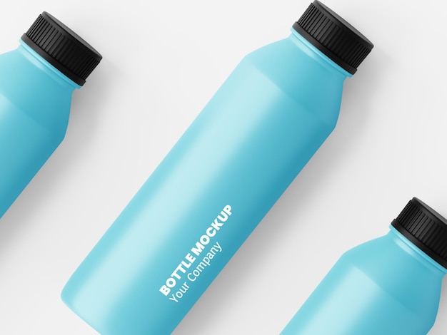 PSD presentation simple bottle mockup products