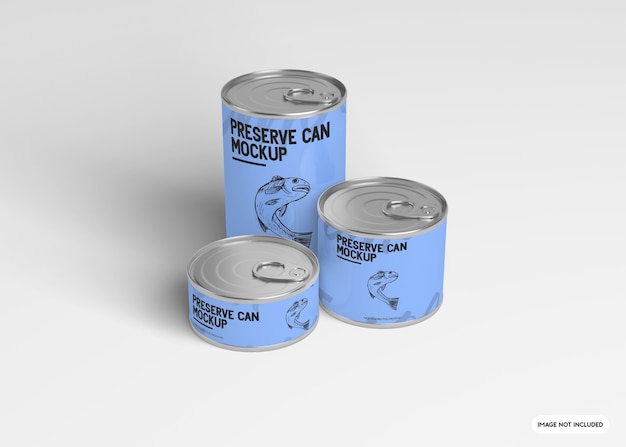 Preserve can mockup