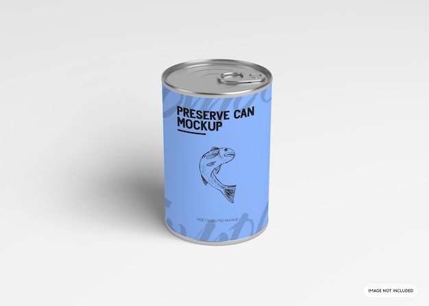 Preserve can mockup