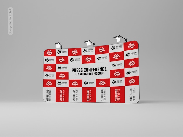 Mockup di banner per conferenza stampa