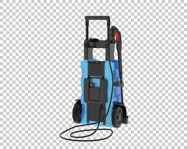 PSD pressure washer isolated on transparent background 3d rendering illustration