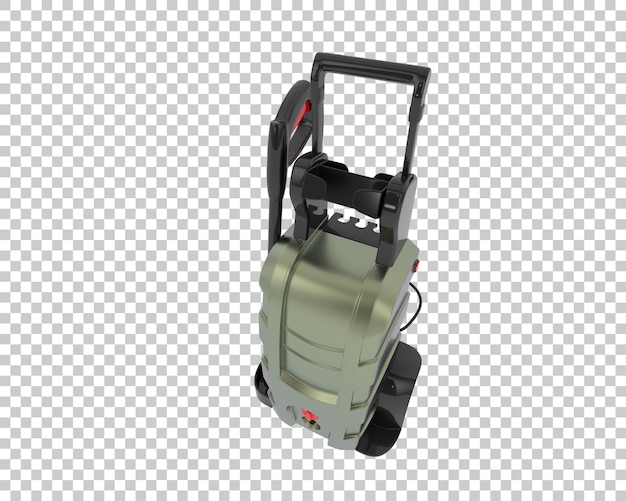 Pressure washer isolated on transparent background 3d rendering illustration