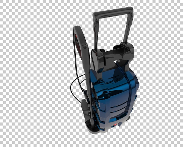 Pressure washer isolated on transparent background 3d rendering illustration