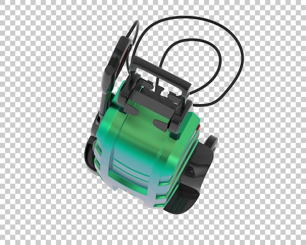 PSD pressure washer isolated on transparent background 3d rendering illustration