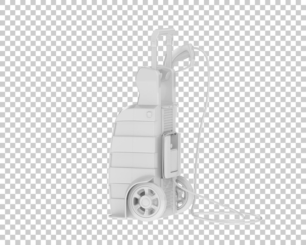 PSD pressure washer isolated on transparent background 3d rendering illustration