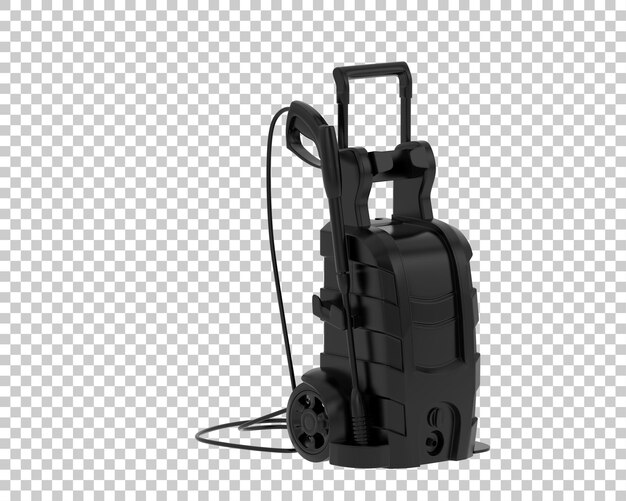 PSD pressure washer isolated on transparent background 3d rendering illustration