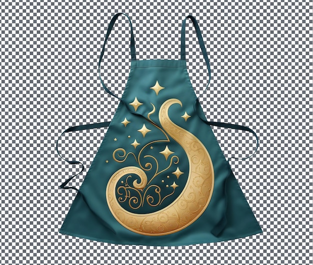 PSD pretty ramadan themed apron isolated on transparent background