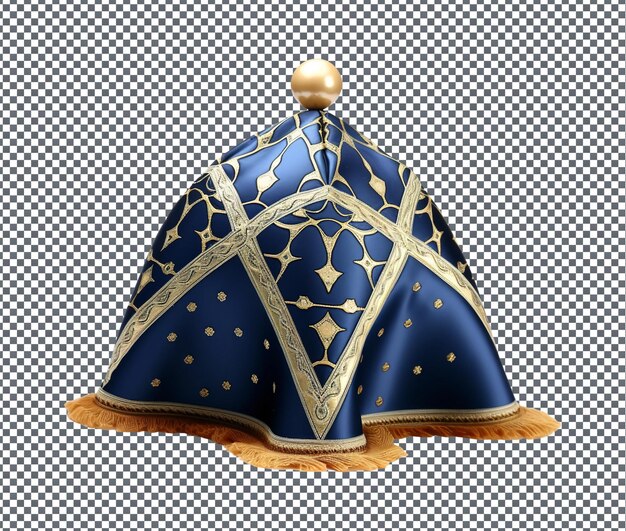 Pretty and unique ramadan themed hat isolated on transparent background