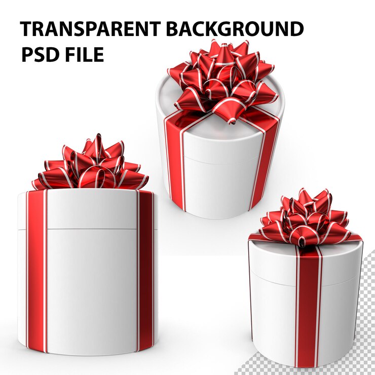 PSD prezent świąteczny png