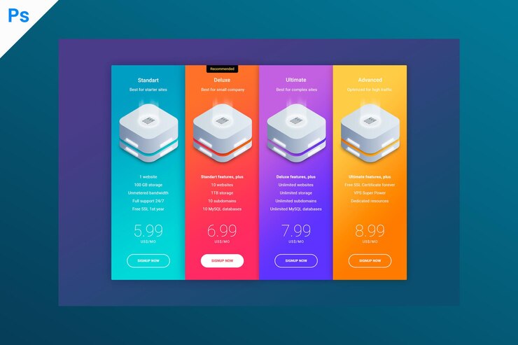 PSD price table
