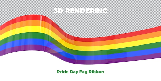pride day 3d rendering