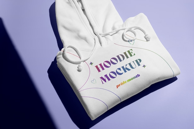 Pride day merchandising mockup design