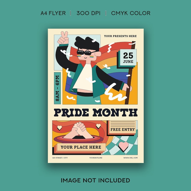 PSD pride maand flyer