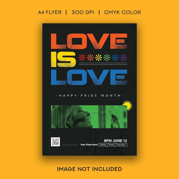 PSD pride month flyer