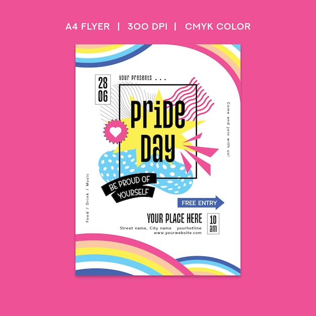 PSD pride month flyer