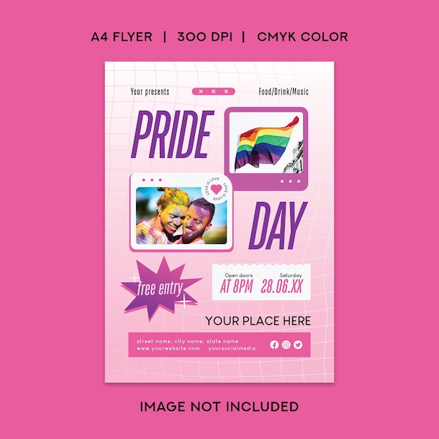 Pride month flyer