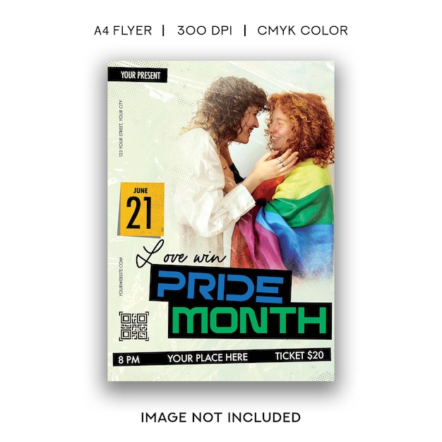 PSD pride month flyer