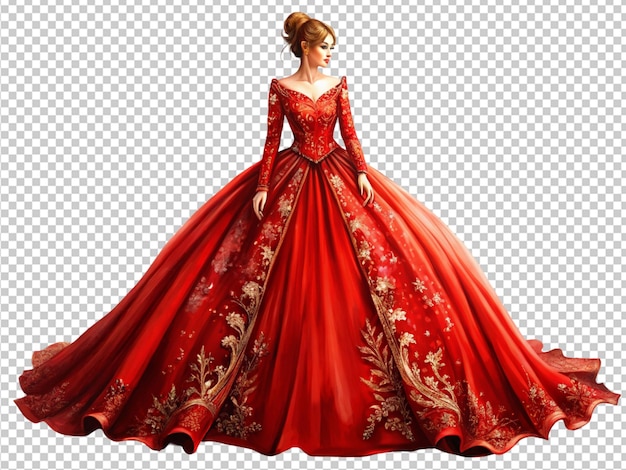 PSD princess dress