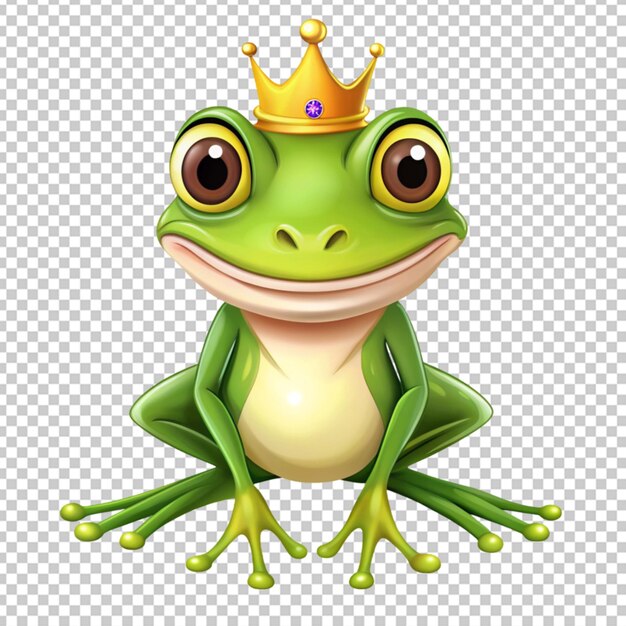 PSD princess frog standing