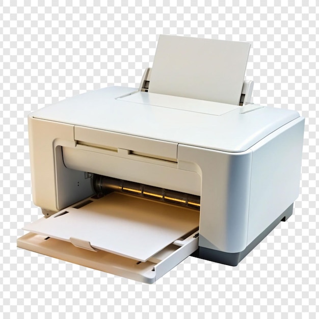 Printer geïsoleerd op doorzichtige achtergrond