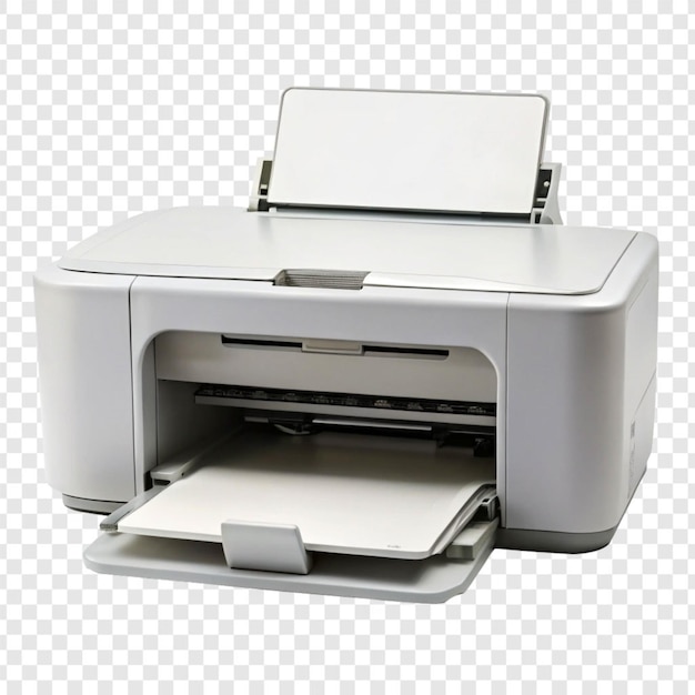 Printer geïsoleerd op doorzichtige achtergrond
