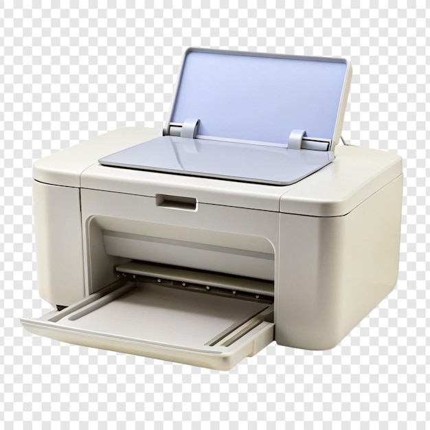 Printer geïsoleerd op doorzichtige achtergrond