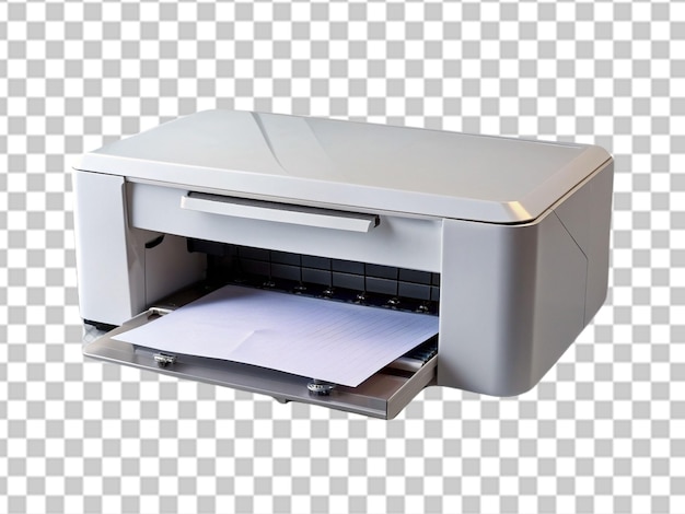 PSD printer isolated on transparent background