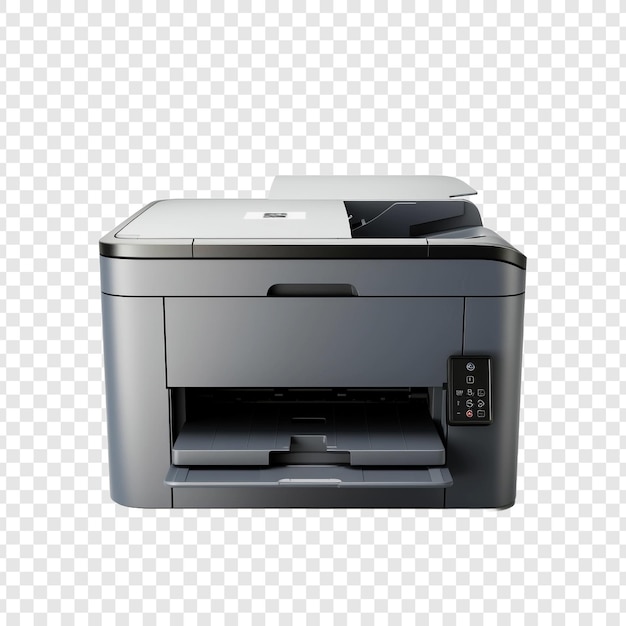 PSD printer isolated on transparent background